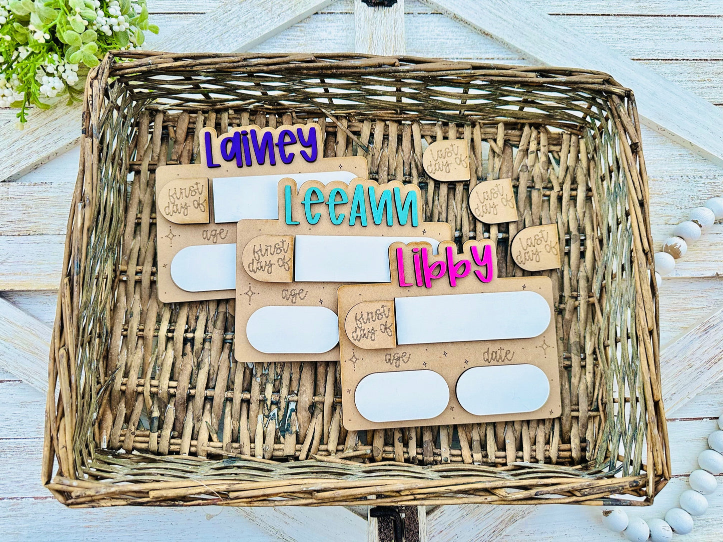 Back to school signs