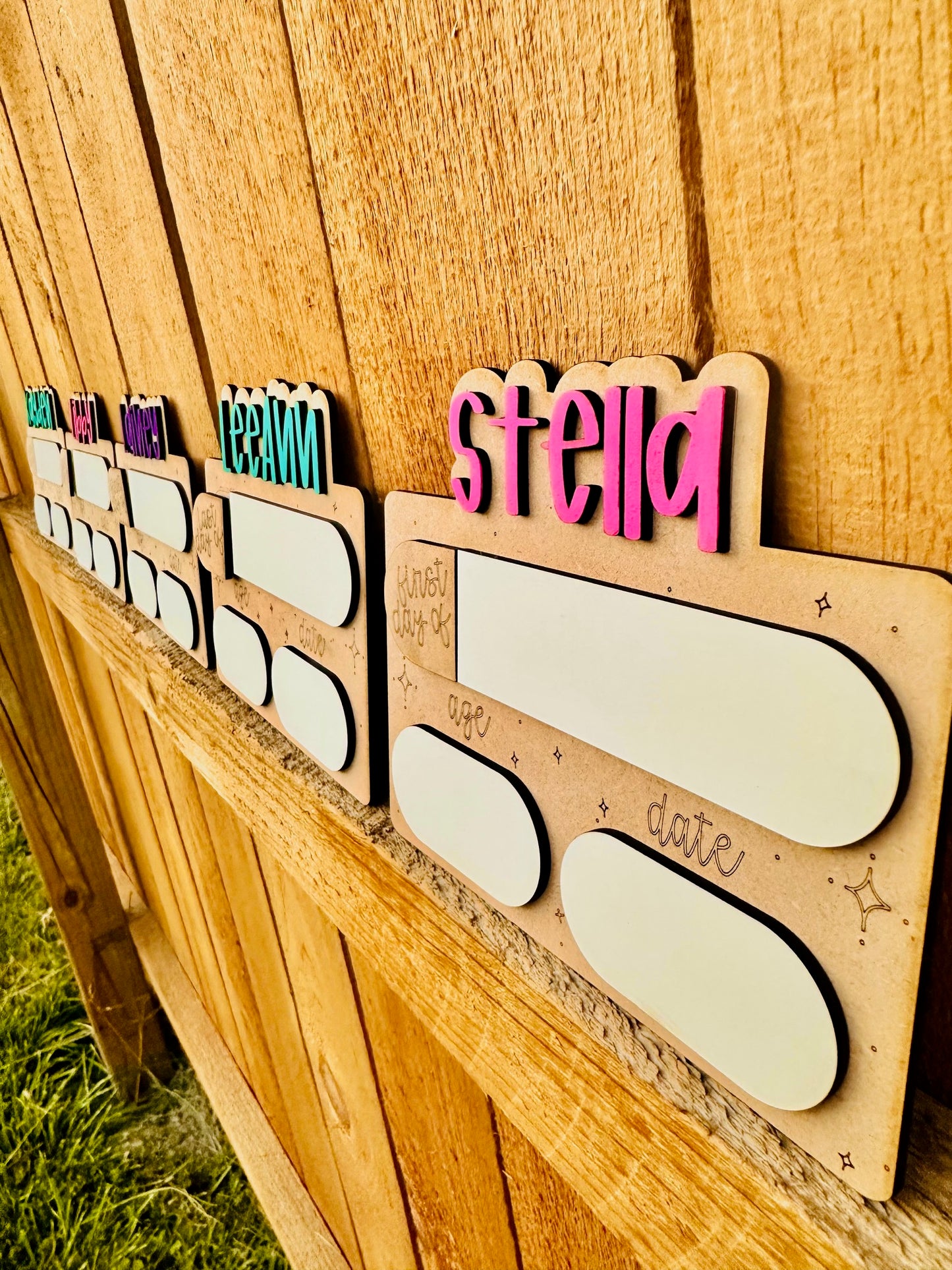 Back to school signs