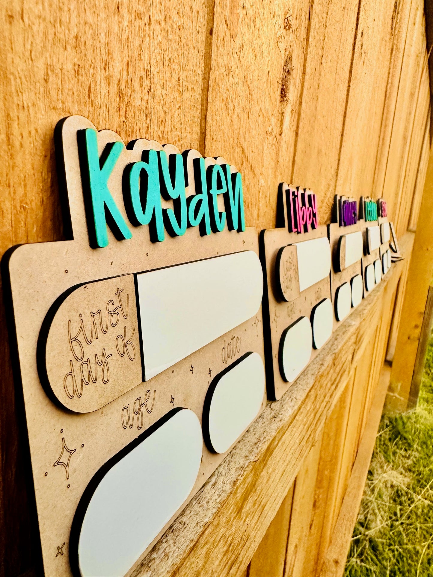 Back to school signs