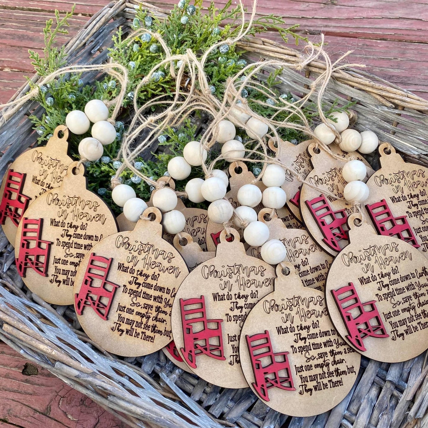 Memorial Rocking Chair Ornaments