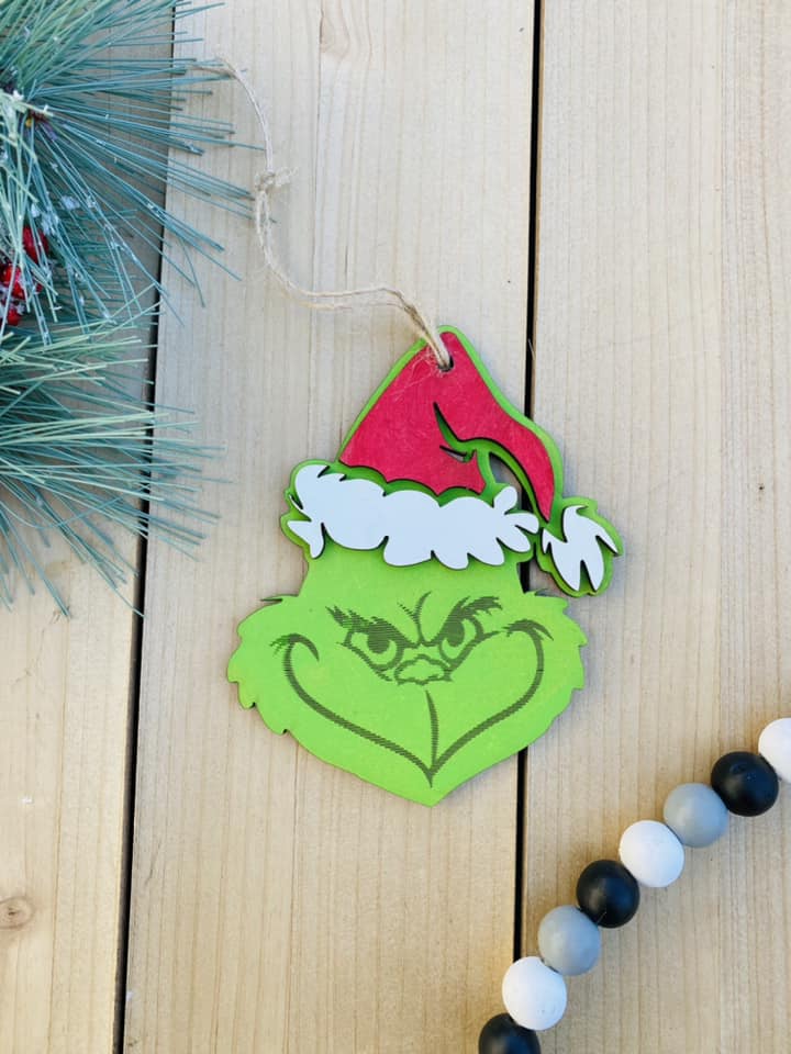 Mean Green Guy Ornament