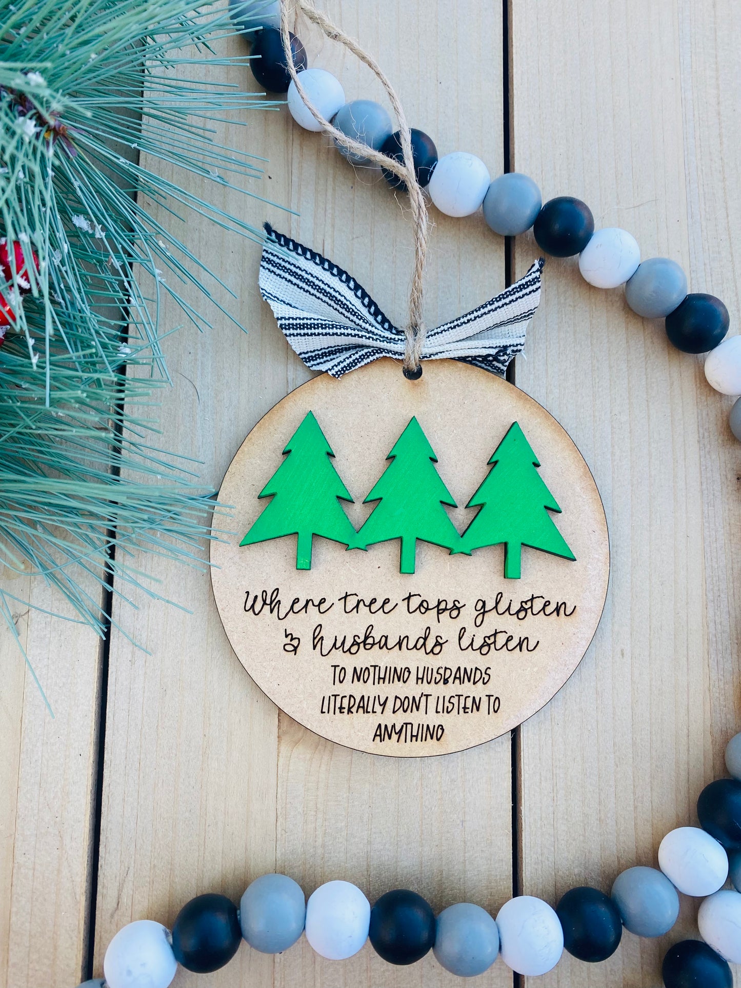 No one listens ornament